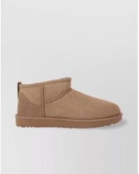 UGG - Ankle Boots Round Toe Rubber Sole - Lyst