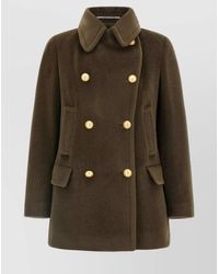 Tagliatore - Classic Double-Breasted Coat Flap Pockets - Lyst