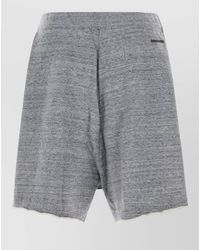 DSquared² - Cotton Bermuda Shorts Raw Hem Design - Lyst