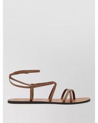 Manebí - Ankle Strap Flat Sole Open Toe Sandals - Lyst