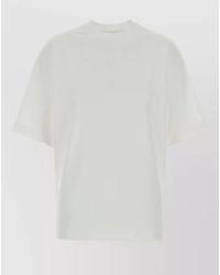 Bottega Veneta - Cotton Crew Neck T-Shirt Short Sleeves - Lyst