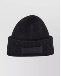 Jacquemus - Ribbed Knit Beanie Folded Cuff - Lyst