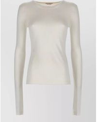 JW Anderson - Ribbed Crew Neck Long Sleeve Top - Lyst