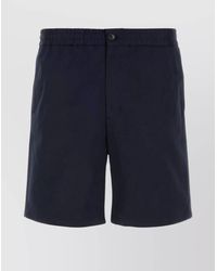 Ami Paris - Cotton Chino Shorts - Lyst