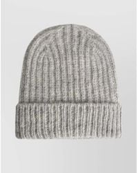 Closed - Alpaca Wool Ribbed Beanie - Lyst