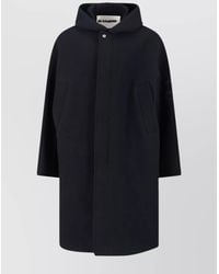 Jil Sander - Virgin Wool Hooded Jacket - Lyst