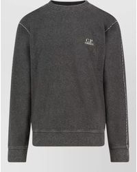 C.P. Company - Cotton Crew Neck Sweatshirt Long Sleeves - Lyst