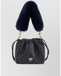Pinko - Love Bag Mini Leather Bucket Bag - Lyst