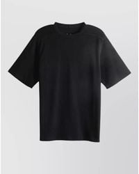 Rick Owens - Cotton Crewneck T Shirt Loose Fit Casual - Lyst
