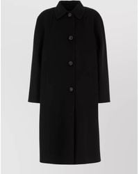 Prada - Cashmere Virgin Wool Single-Breasted Coat - Lyst