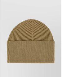 Studio Nicholson - Ribbed Texture Folded Cuff Hat - Lyst