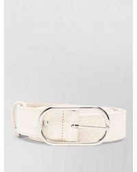 Herskind - Croc Embossed Leather Belt - Lyst