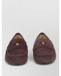 Michael Kors - Loafers Suede Finish Round Toe Design - Lyst