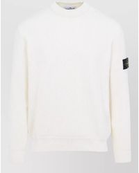 Stone Island - Ribbed Regular-Fit Cotton Crewneck Sweater - Lyst