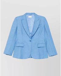 P.A.R.O.S.H. - Single Breasted Jacket Notch Lapels Pockets - Lyst