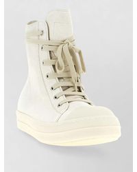 Rick Owens - Leather Lace-Up Boots - Lyst