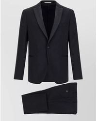 Pal Zileri - Wool Satin Tailored Suit Trousers - Lyst
