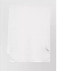 Emporio Armani - Lightweight Frayed Edge Scarf Accessory - Lyst