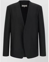 Maison Margiela - Virgin Wool V-Neck Suit Jacket - Lyst