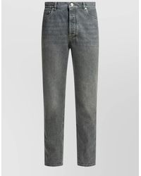 Brunello Cucinelli - Straight Cut Denim Jeans Five Pocket Design - Lyst