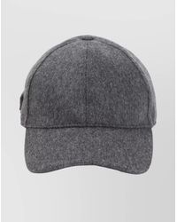 Prada - Virgin Wool Baseball Cap - Lyst