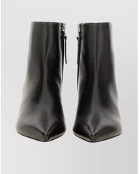 Aeyde - Ankle Boots Featuring Pointed Toe Kitten Heel - Lyst