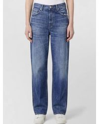 Haikure - Denim Mid-Rise Wide-Leg Jeans - Lyst