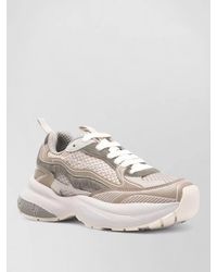 Emporio Armani - Leather Low-Top Sneakers - Lyst