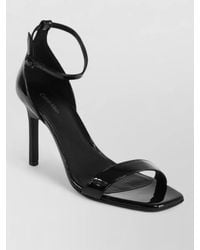 Calvin Klein - Leather Stiletto Heel Sandals - Lyst