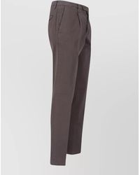 Briglia 1949 - Straight Pants Belt Loops Back Pockets - Lyst