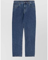 Balmain - Regular-Fit Straight-Leg Denim Jeans - Lyst