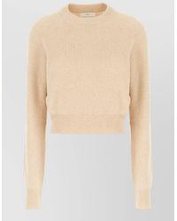 Malo - Cashmere Sweater Cropped Long Sleeve Ribbed - Lyst