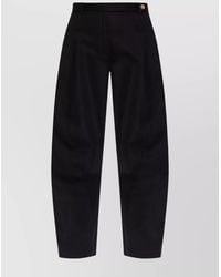 Versace - Straight-Leg Cotton Tailored Trousers - Lyst