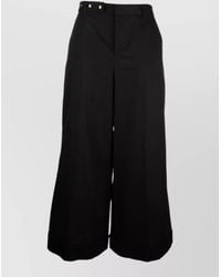 Celine - Silk Wide-Leg Trousers - Lyst