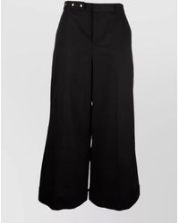 Celine - Silk Wide-Leg Trousers - Lyst