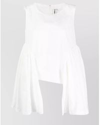 Comme des Garçons - Asymmetric Draped Tank Top - Lyst