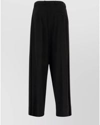 Balenciaga - Wool Wide-Leg Trousers - Lyst