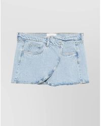 Coperni - Denim Asymmetric Mini Skirt - Lyst