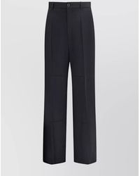 Balenciaga - Twill Wide-Leg Tailored Trousers - Lyst
