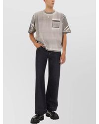 McQueen - Cropped Cotton T-Shirt - Lyst