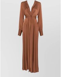 Silk95five - Palm Beach Maxi Dress Tie Waist - Lyst