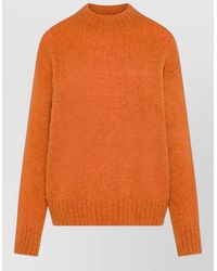 SEVENTY VENEZIA - Alpaca Wool Oversized Round Neck Sweater - Lyst
