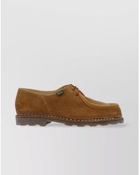 Paraboot - Lace-Up Shoes With Round Toe And Stitch Detailing - Lyst