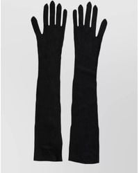 Dolce & Gabbana - Cashmere Knitted Long Five Finger Gloves - Lyst
