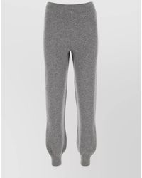 Prada - Cashmere Blend Joggers With Elastic Waistband - Lyst