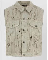 Haikure - Ryder Denim Sleeveless Vest Antique Finish - Lyst