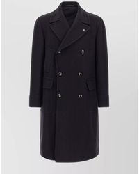 Tagliatore - Cashmere Wool Double-Breasted Midi Coat - Lyst