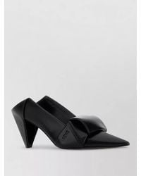 Loewe - Leather Origami Mules Cone Heel Design - Lyst