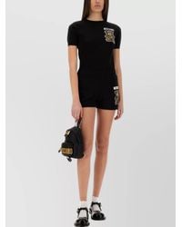 Moschino - Cotton Knitted Sweater - Lyst