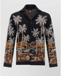 Alanui - Diamond Head Tropical Knit Overshirt - Lyst